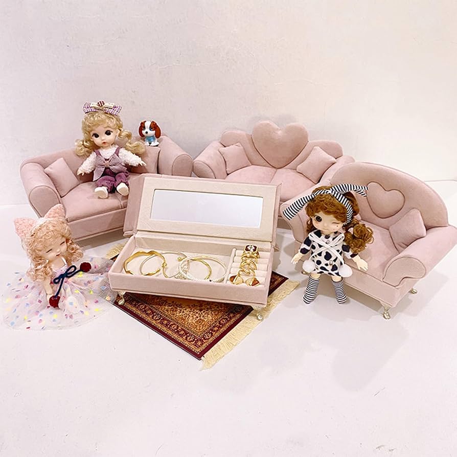 新品☆猫脚クローゼット&カウチソファー型ジュエリーBOX ドールハウス いちころ on X: 